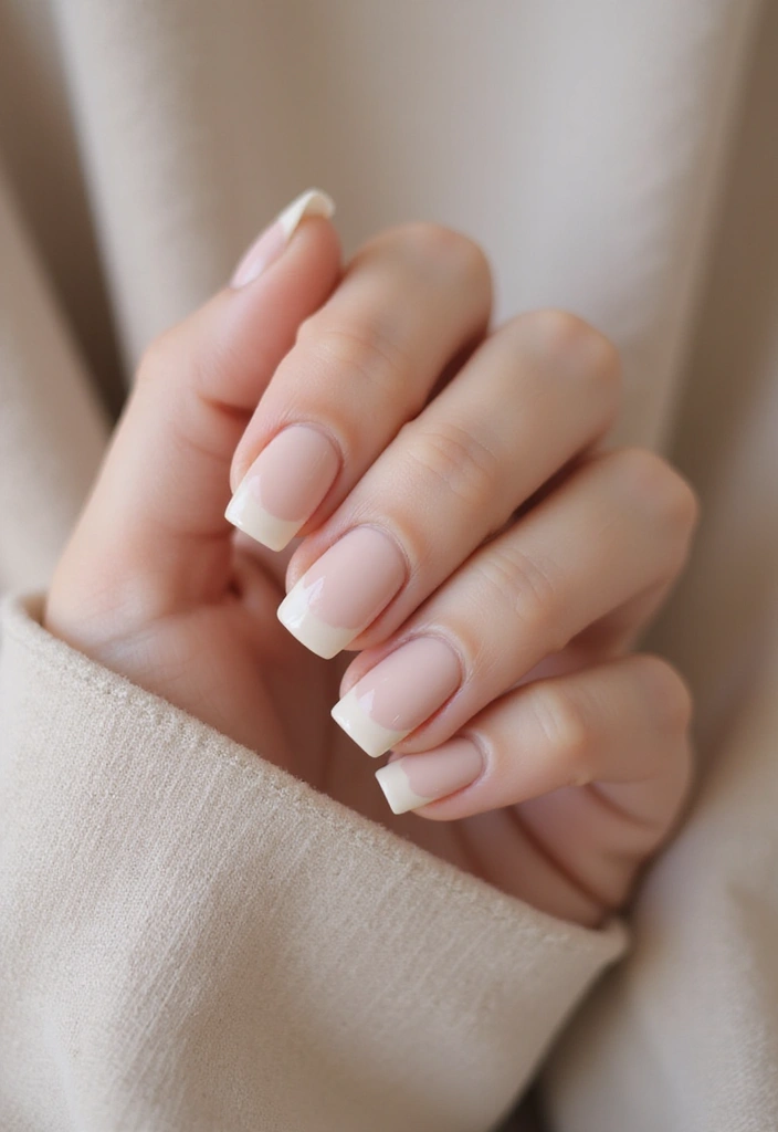 12 Trendy Minimalist Nails for a Chic Summer - 3. Minimalist French Tips
