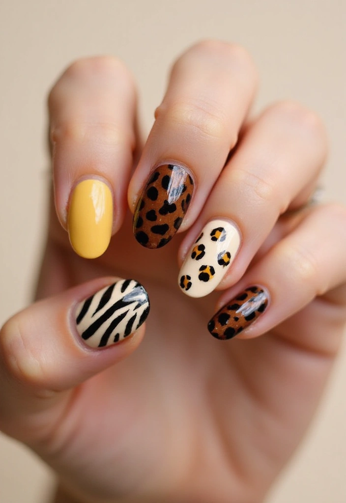 16 Hottest Trends in French Nails for 2025 (You Won't Believe #7!) - 14. Animal Prints
