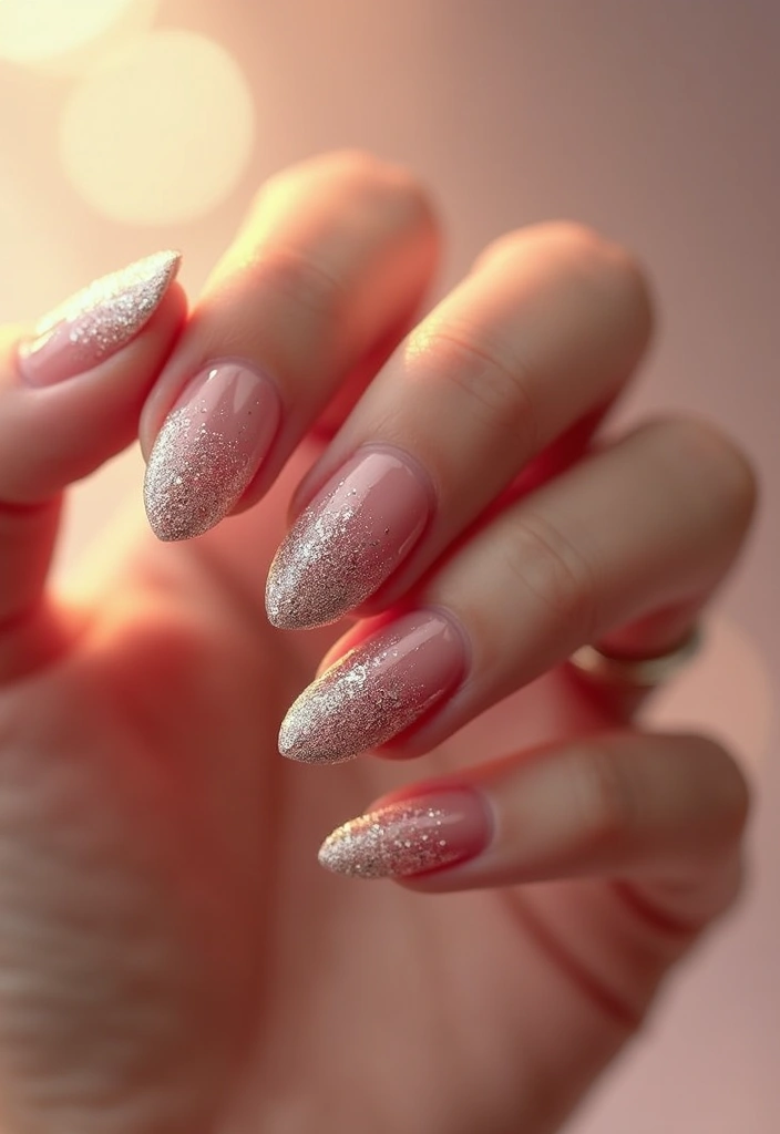16 Hottest Trends in French Nails for 2025 (You Won't Believe #7!) - 3. Glitter French Nails