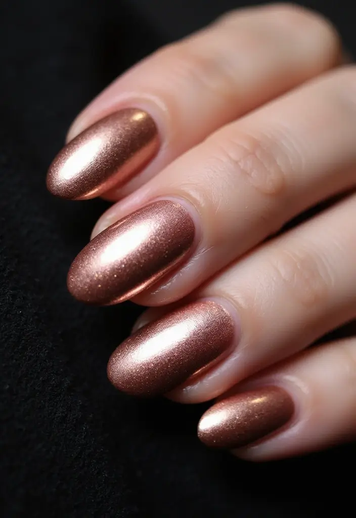 16 Hottest Trends in French Nails for 2025 (You Won't Believe #7!) - 7. Metallic French Nails