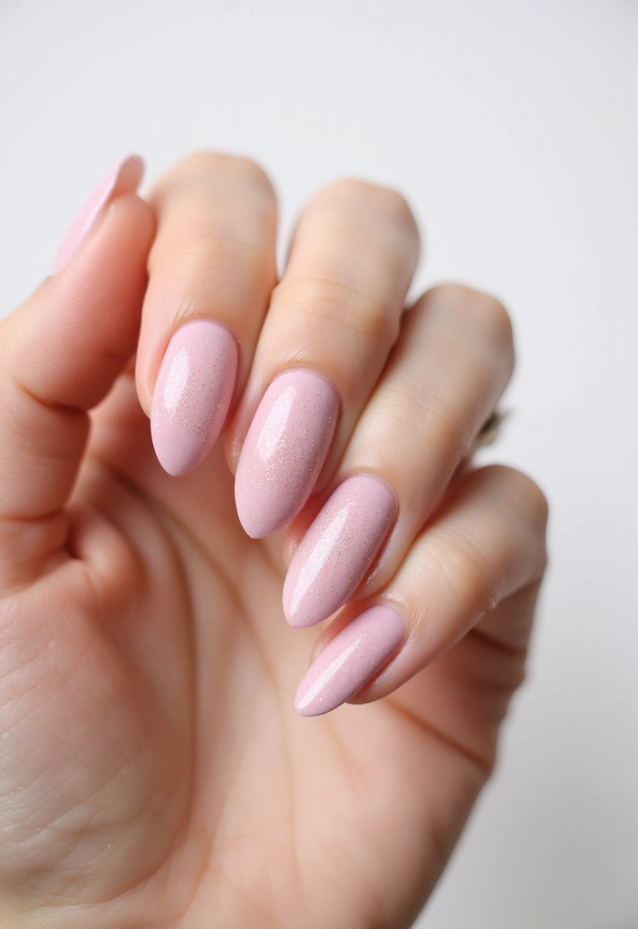 16 Neutral Trendy Nails for Effortless Style - 16. Natural Pink with Textured Finish