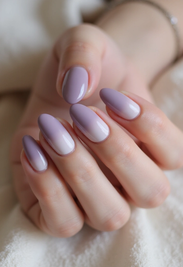 16 Neutral Trendy Nails for Effortless Style - 3. Soft Mauve Ombre
