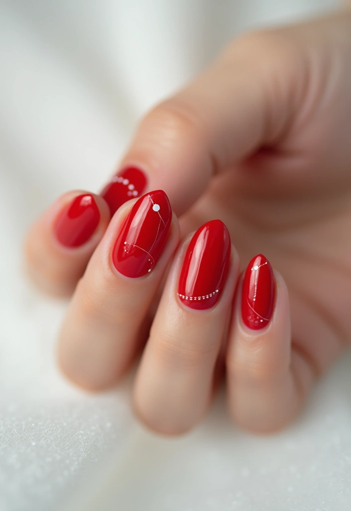 16 Summer Red Nails That Will Turn Heads - 7. Tropical Vibes with Neon Red