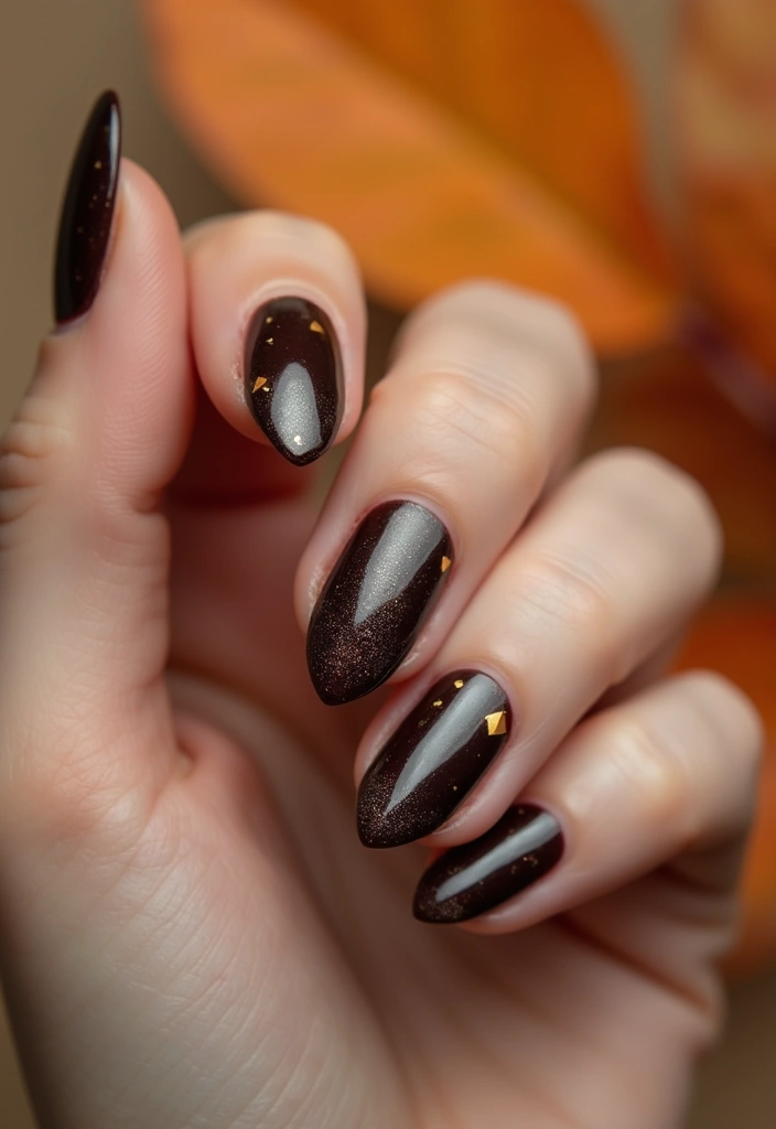 18 Must-Try Autumn Nail Trends for Fashion Lovers - 4. Classic Espresso