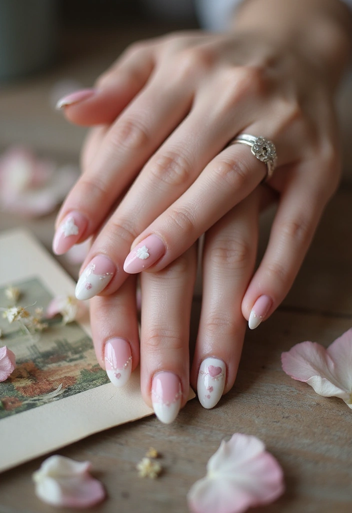 20 Chic Love-Themed Nail Designs to Fall For - 2. Love Letter Nail Art