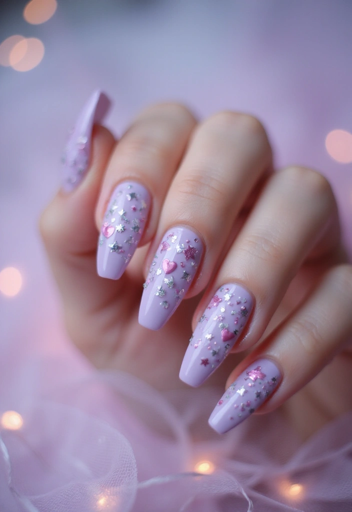 20 Chic Love-Themed Nail Designs to Fall For - 20. Enchanted Love