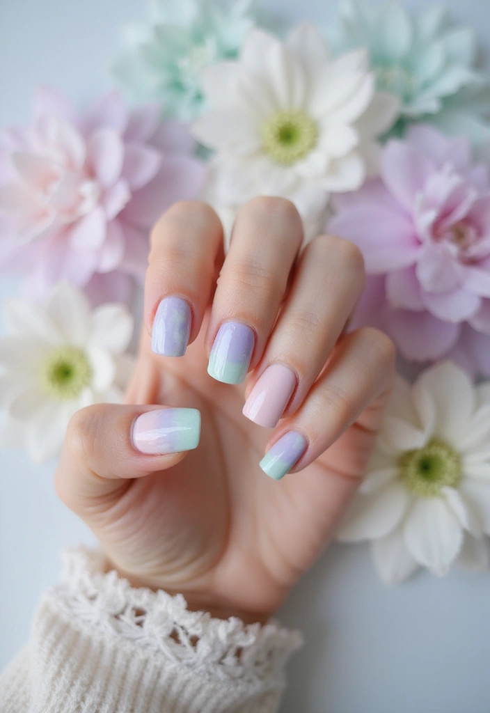 20 Chic Love-Themed Nail Designs to Fall For - 8. Romantic Watercolor