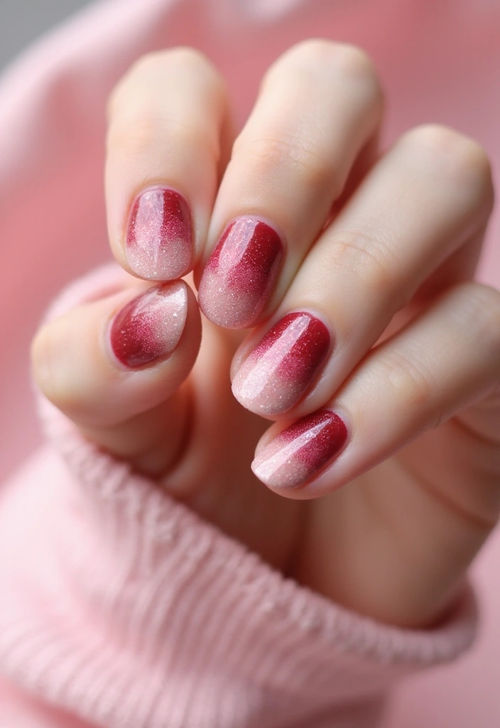 20 Chunky Nail Art Styles Trending Now - 12. Ombre Outlines