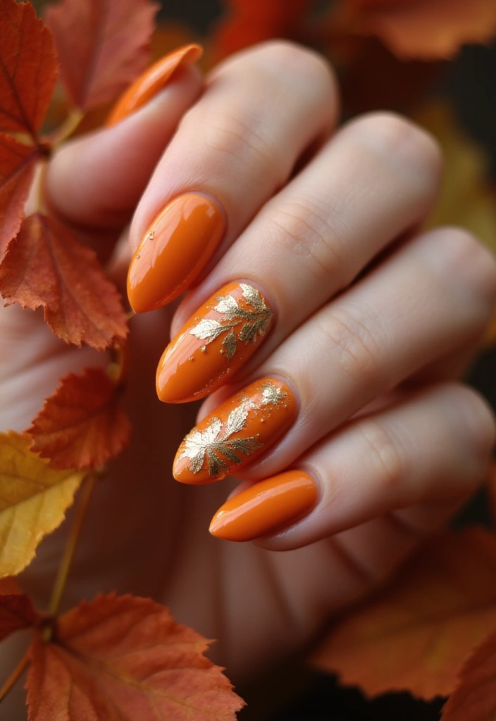 20 Cozy Autumn Winter Nail Designs to Try This Year - 1. Pumpkin Spice Dream