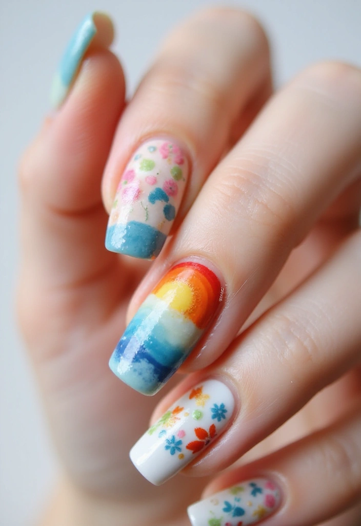 20 Gorgeous French Tip Nails to Copy Right Now - 12. Seasonal Themes