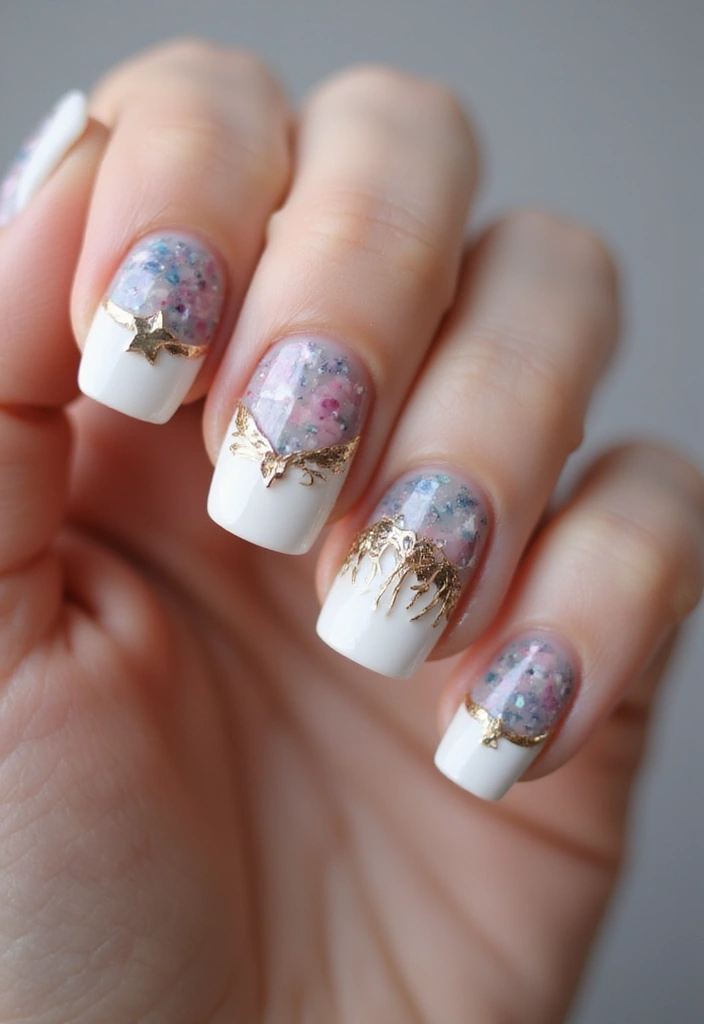 20 Gorgeous French Tip Nails to Copy Right Now - 14. Custom Nail Art