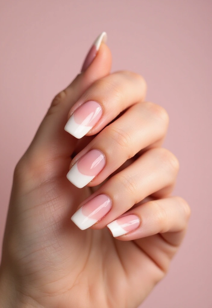 20 Gorgeous French Tip Nails to Copy Right Now - 15. Dip Powder French Tips