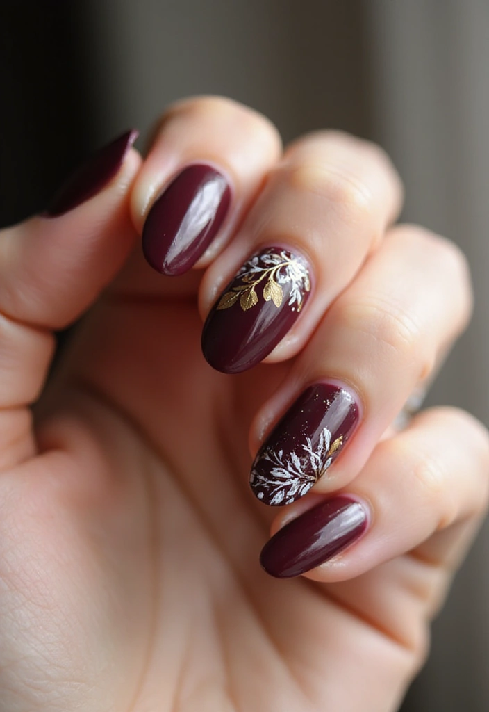 20 Rustic Nail Designs Perfect for Thanksgiving - 16. Thanksgiving Greeting