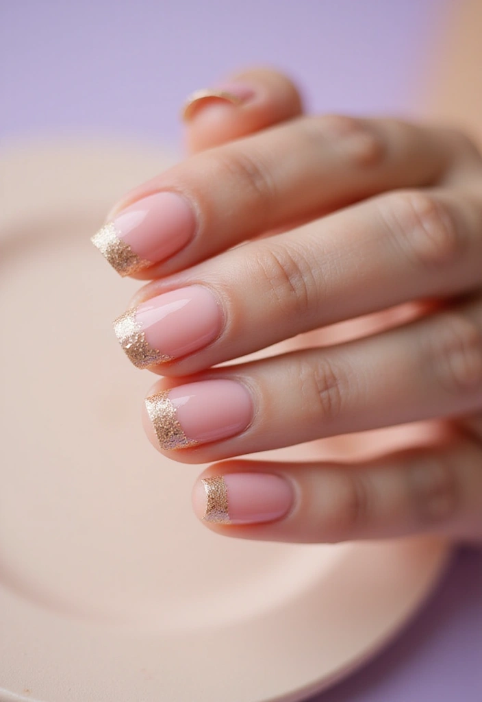 20 Ultimate Guide to Short Gel Nails—French Edition - 1. The Classic French Tip