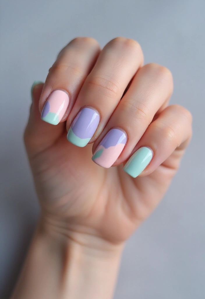 20 Ultimate Guide to Short Gel Nails—French Edition - 11. Watercolor French Tips