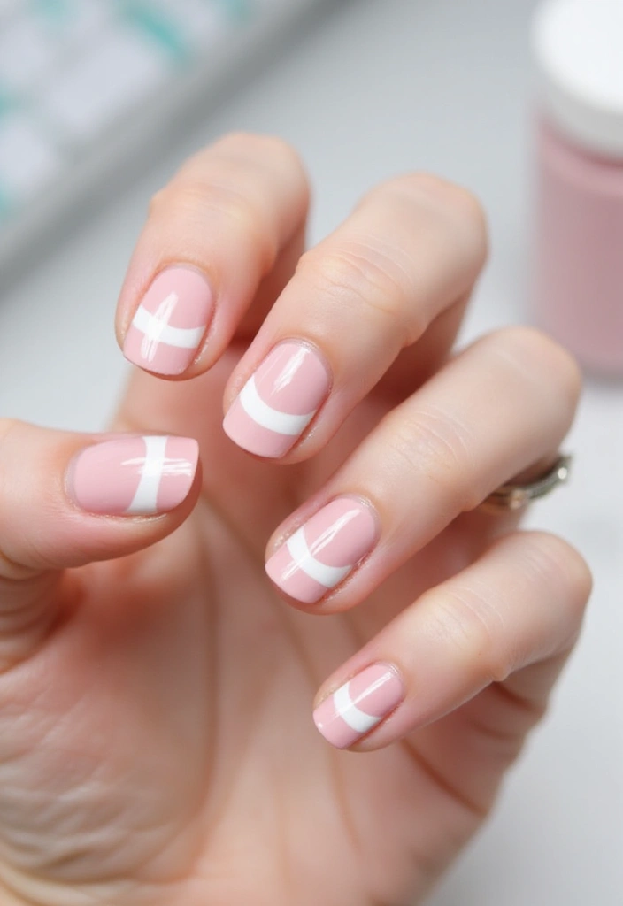 20 Ultimate Guide to Short Gel Nails—French Edition - 20. Easy DIY French Nails