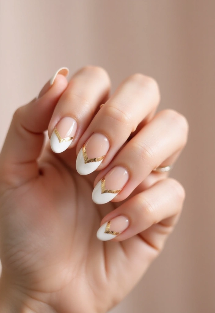 22 Chic Short French Nails That Will Elevate Your Everyday Style! - 1. Classic White Tips with a Twist