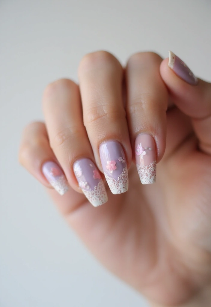 22 Chic Short French Nails That Will Elevate Your Everyday Style! - 15. Vintage French Nails