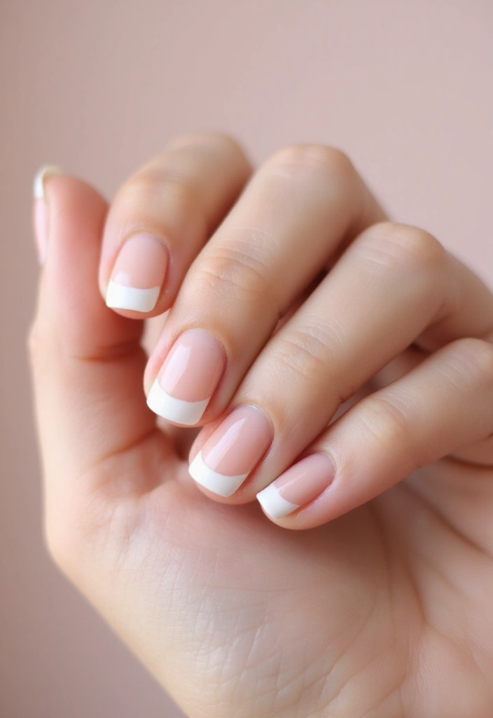 22 Chic Short French Nails That Will Elevate Your Everyday Style! - 21. Layered Lengths
