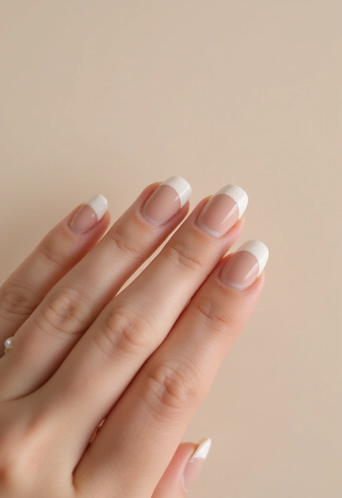 22 Chic Short French Nails That Will Elevate Your Everyday Style! - 6. Minimalist Short French Nails