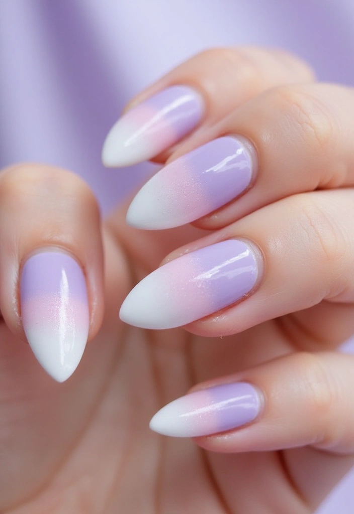 22 Colorful Nail Art for New Year’s Eve - 5. Ombré Celebration