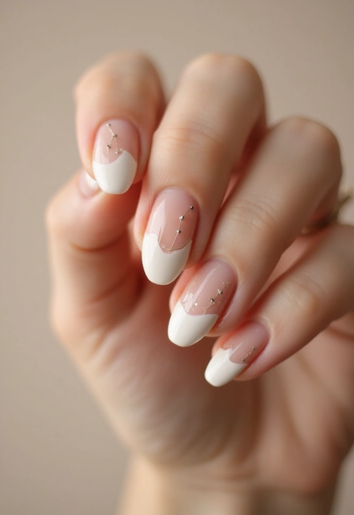 22 Elegant Gel French Nails for a Salon-Perfect Look - 18. Minimalist Nail Art