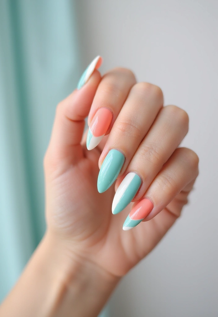 22 Summer Holiday Nail Designs That Scream Vacation - 20. Simple Stripes
