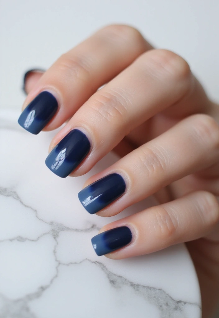 24 Modern Short French Tip Nails Inspo for Minimalists - 2. Monochromatic Magic