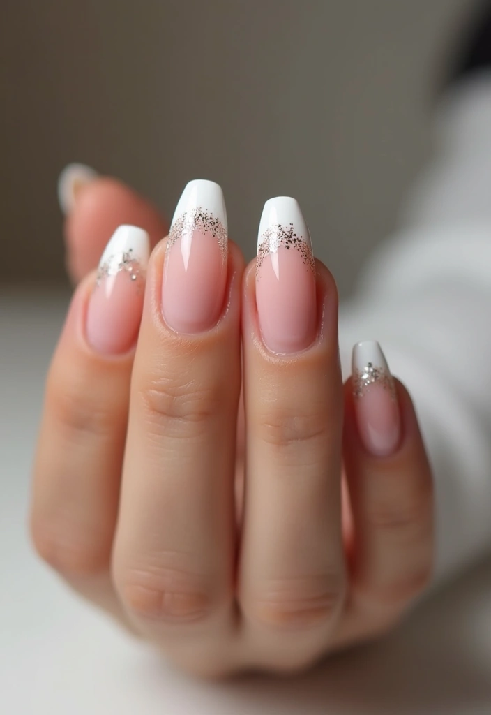 24 Timeless French Manicure Ideas for Short Nails - 20. Textured Tips