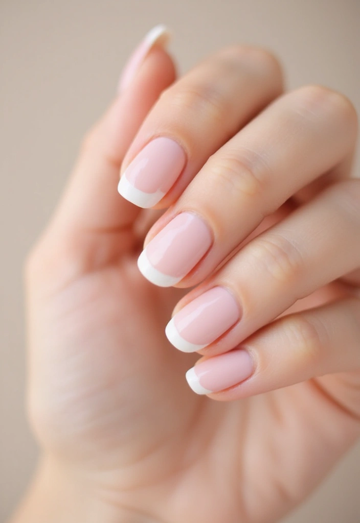24 Timeless French Manicure Ideas for Short Nails - 7. Matte Finish