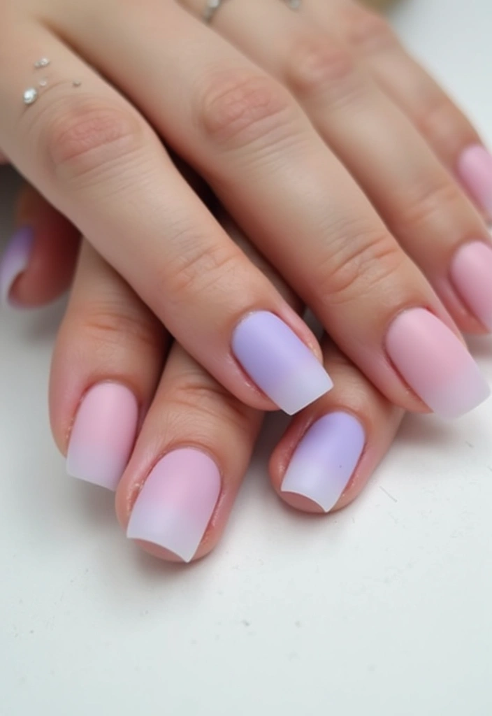24 Trendy French Nail Looks You Need This Season - 1. Pastel Ombre Perfection