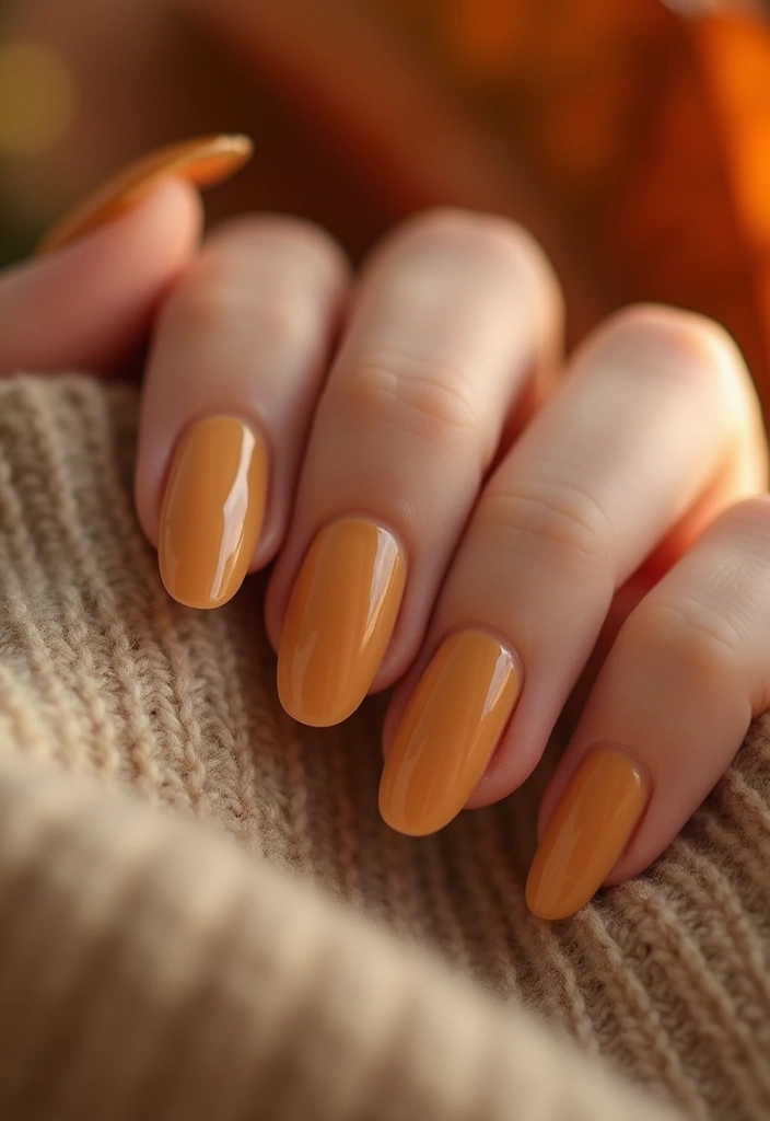 24 Warm Tones Nail Palette for Cozy Evenings - 11. Butterscotch Bliss