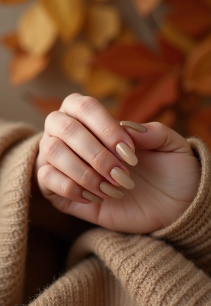 24 Warm Tones Nail Palette for Cozy Evenings - 23. Tawny Beige