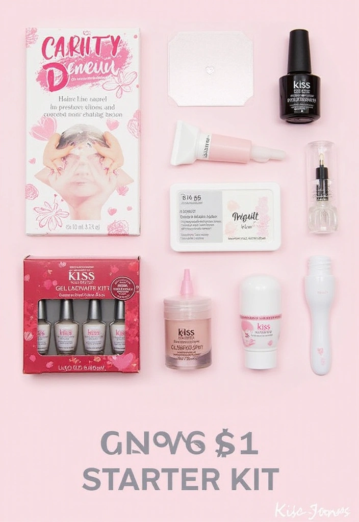 25 Affordable Home Nail Kits Reviewed for Beginners - 18. Kiss Gel Polish Starter Kit