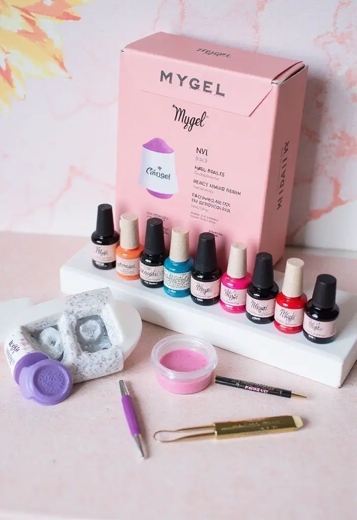 25 Affordable Home Nail Kits Reviewed for Beginners - 22. Mygel Nail Art Kit