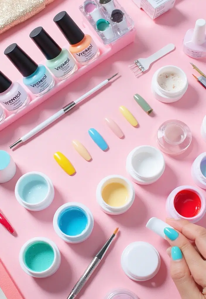 25 Affordable Home Nail Kits Reviewed for Beginners - 25. Vrenmol Nail Art Gel Polish Set