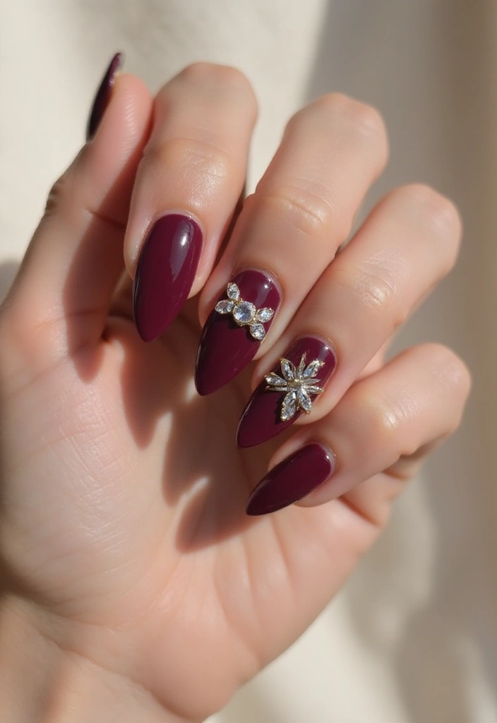 25 Crystal Embellishments for Stunning Nails - 12. Elegant Accents
