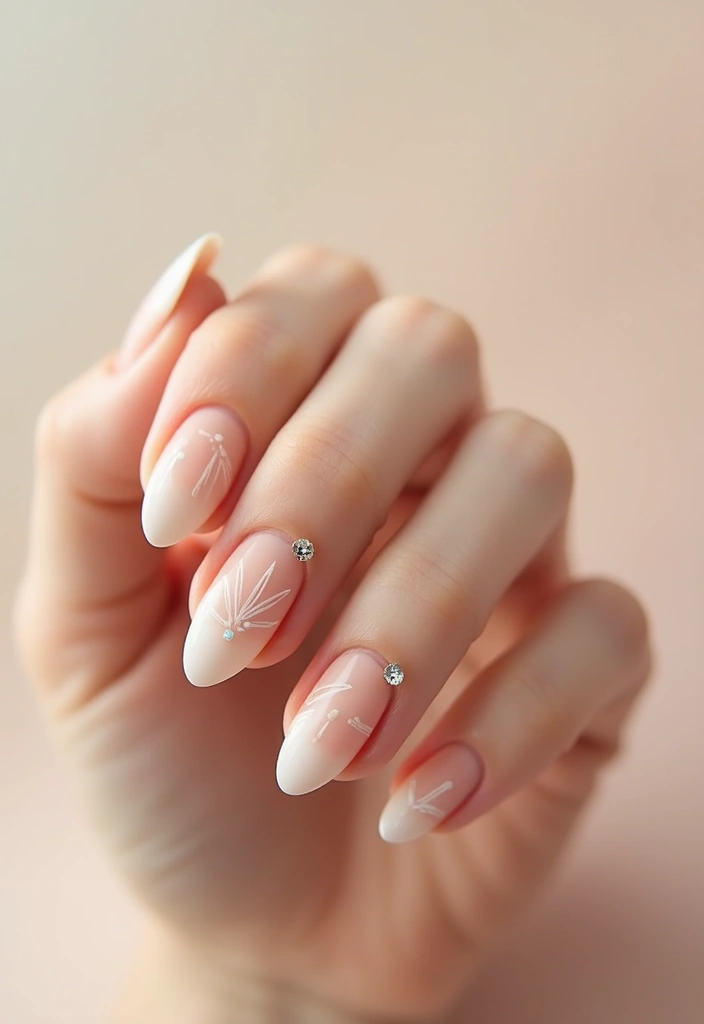 25 Crystal Embellishments for Stunning Nails - 8. Minimalist Sparkle