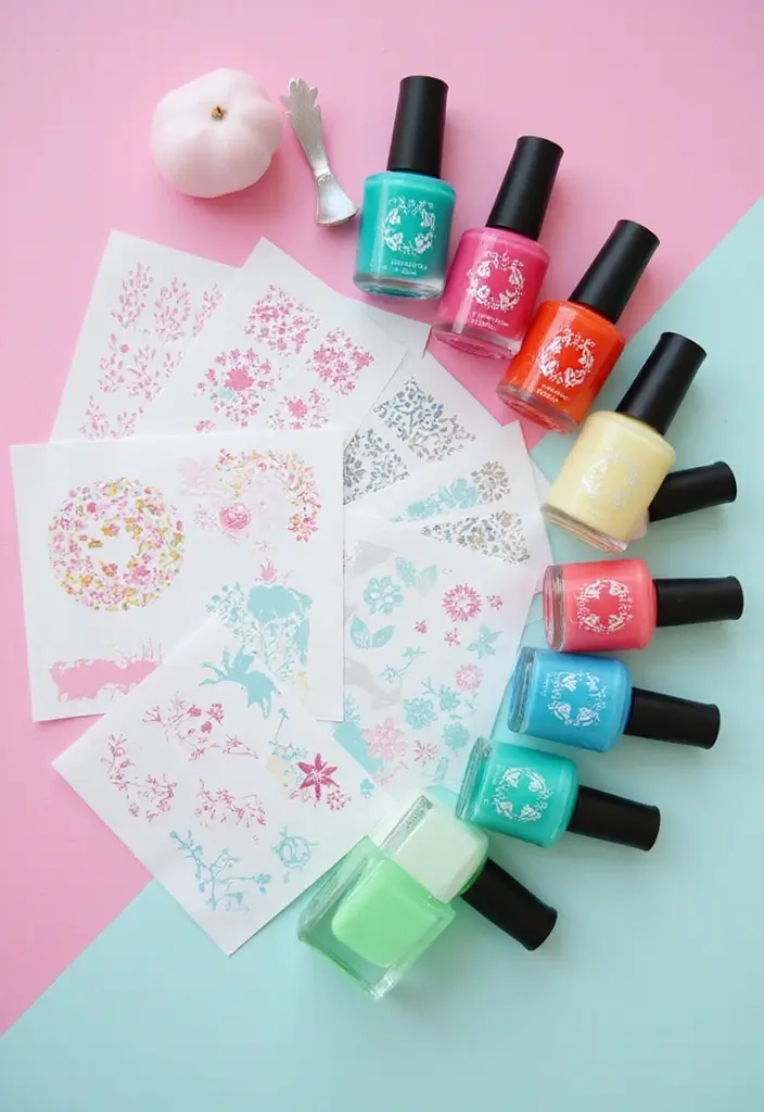 25 File & Shape Nail Tips for Perfect Hands - 22. Mastering Nail Art with Stencils