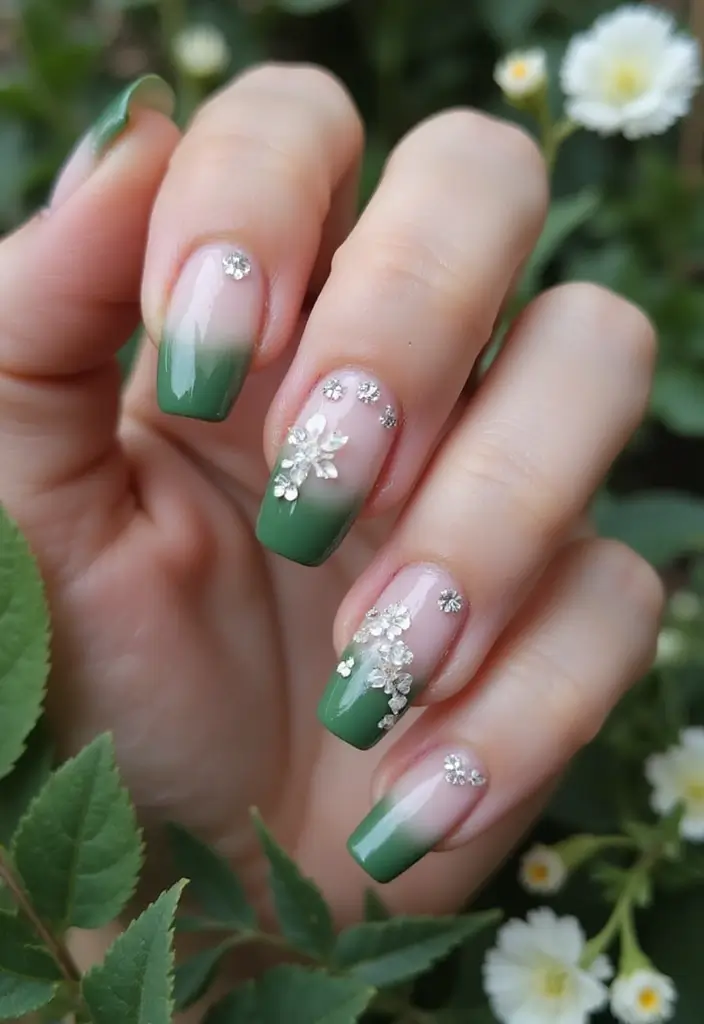 25 Fresh Flower Garden Nails Perfect for August - 6. Garden Party Glam