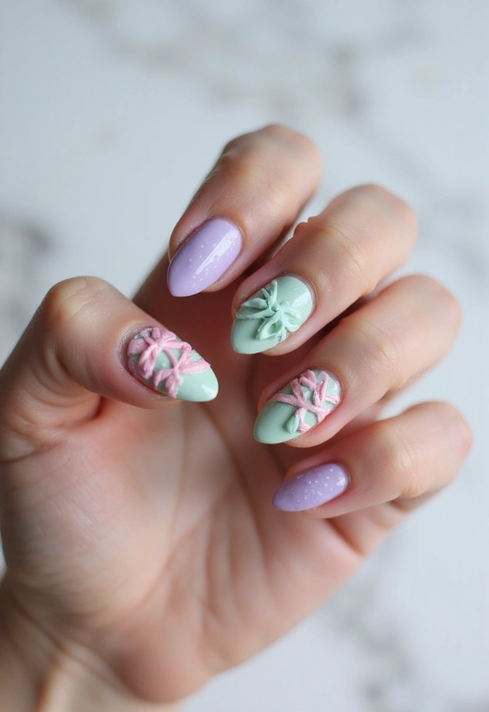 25 Metallic Nail Trends Taking Over 2025 - 14. Geometric Metallics
