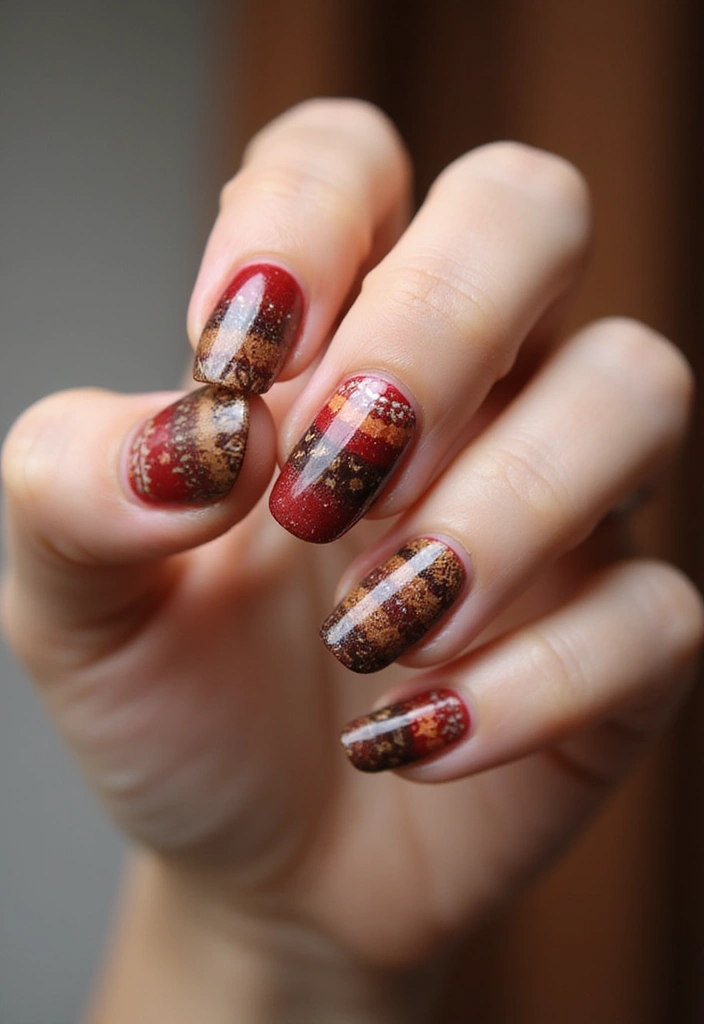 25 Stunning French Tip Nail Designs for Every Occasion - 17. Tribal-Patterned French Tips