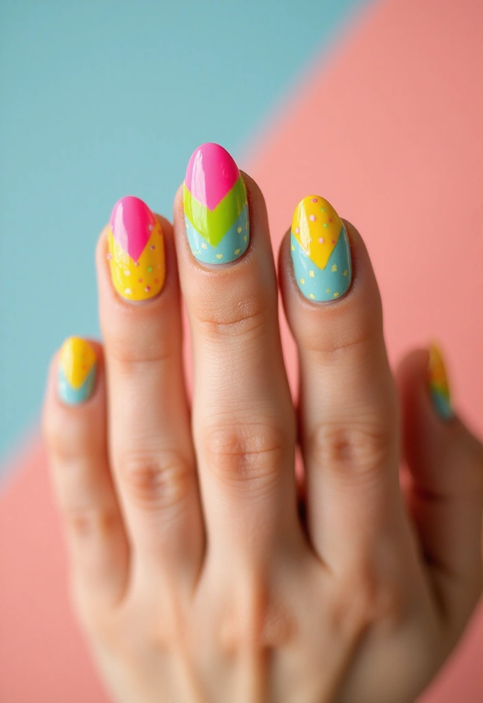 26 Almond Summer Nails for a Fresh Seasonal Look - 5. Neon Pop