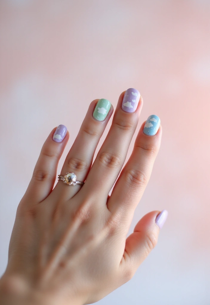26 Cozy & Chic Nail Ideas for Halloween 2025 - 20. Ethereal Spirit