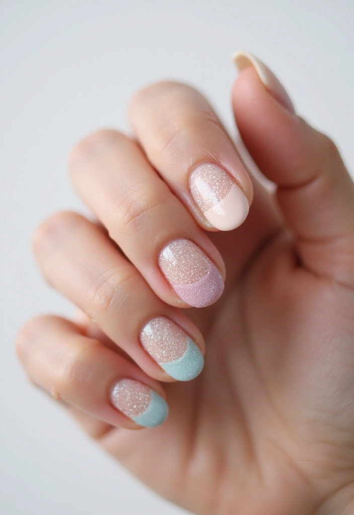 26 Creative Twists on Classic French Tip Nails - 15. Textured Tips