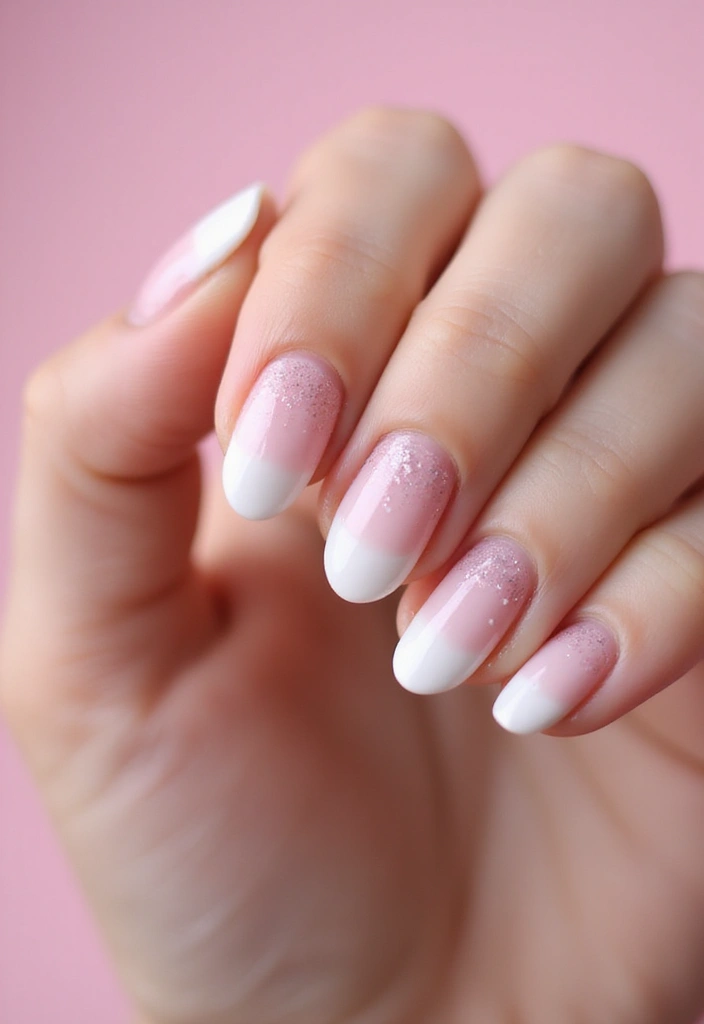 26 Milky Glass French Nail Designs for Subtle Shine - 2. Ombre Milky Tips