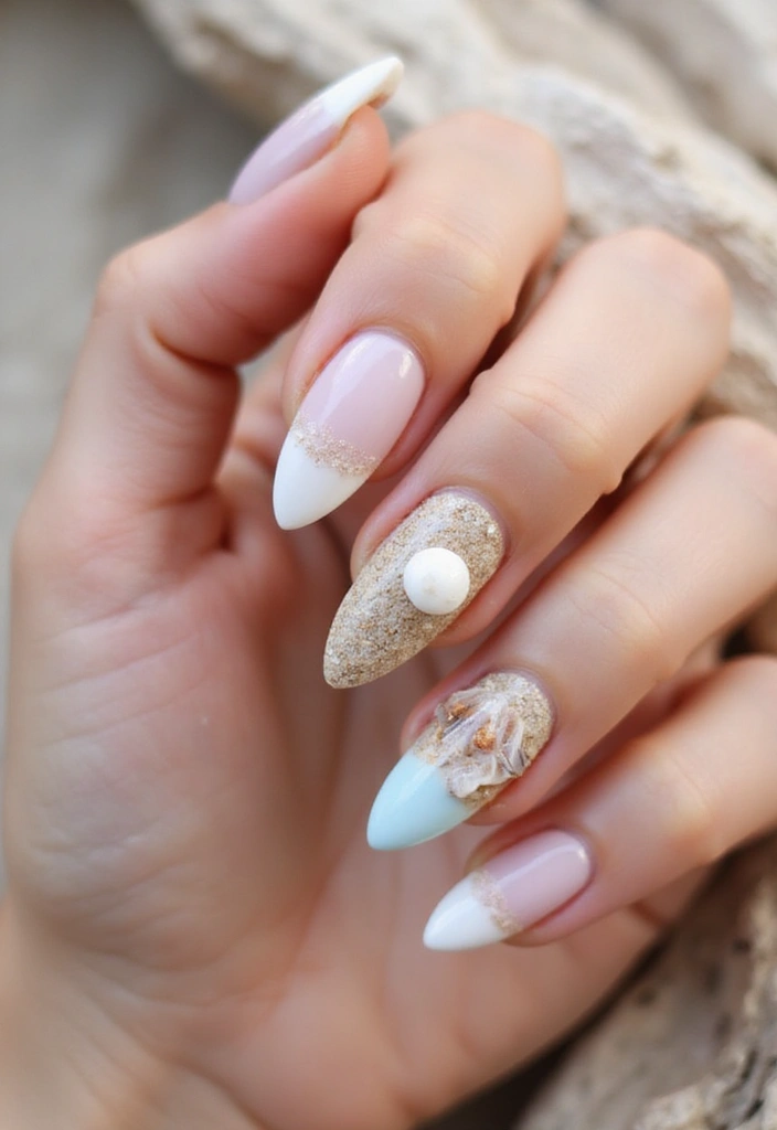 26 Nail Art Techniques to Try Before 2026 - 10. Nail Art with Raw Materials