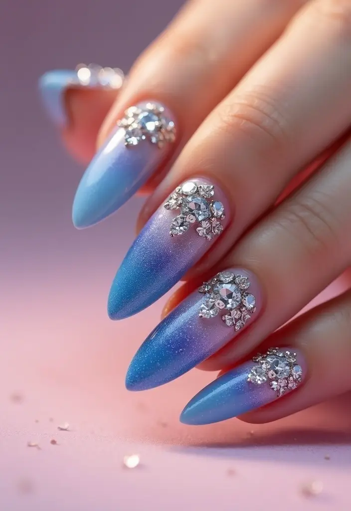 26 Nail Art Techniques to Try Before 2026 - 14. Nail Art with Crystals and Gems