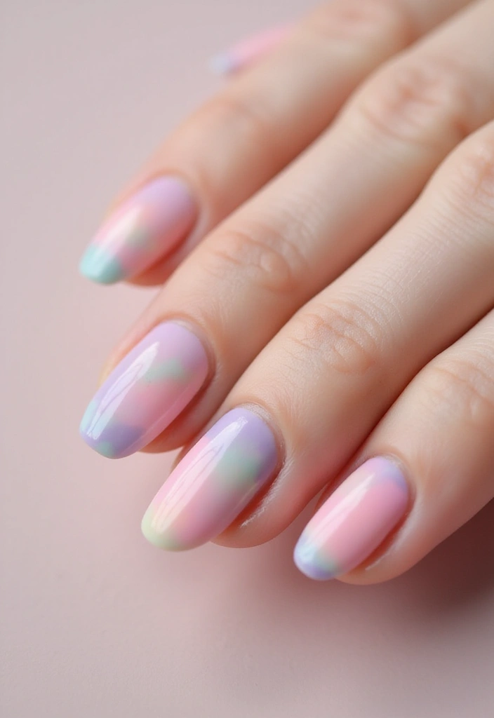 26 Nail Art Techniques to Try Before 2026 - 2. Watercolor Effect
