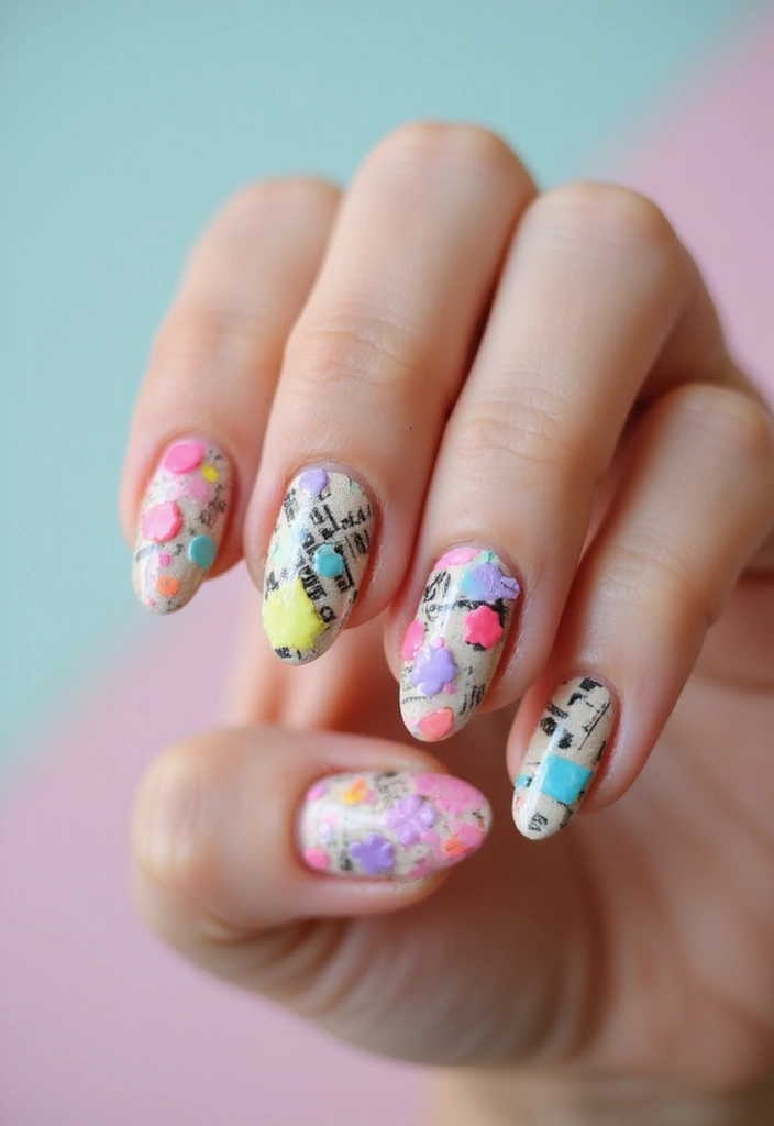26 Nail Art Techniques to Try Before 2026 - 4. Recycled Nail Art Accessories
